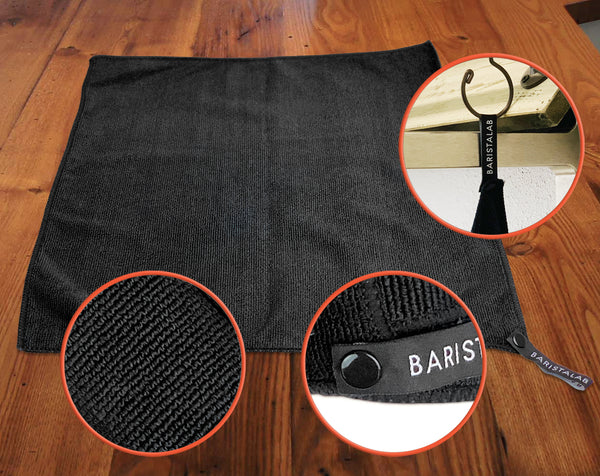 Joe frex Barista Towel Black Microfiber 40x40cm – The Coffee Lab UAE